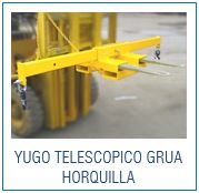Yugo telescopico grua horquilla