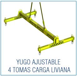 Yugo ajustable 4 tomas carga liviana