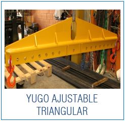Yugo ajustable triangular